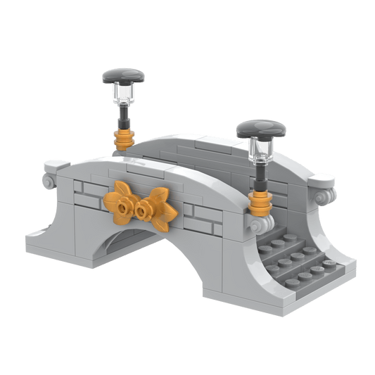 City Park Foot Bridge - Custom Brick Built Set - Made Using LEGO® Parts