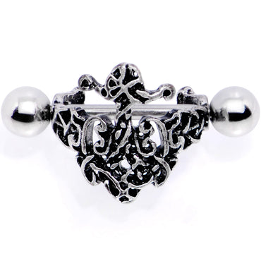 16G 1/2 Rococo Ring Cuff Cartilage Earring