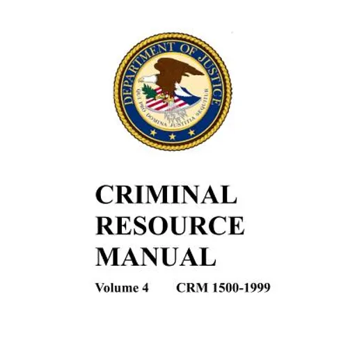 Criminal Resource Manual: 1500-1999 - Paperback