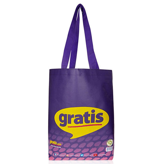 Gratis Reusable Shopping Bag - Eco-Friendly, Durable Tote for Shopping - Reduces Plastic Waste