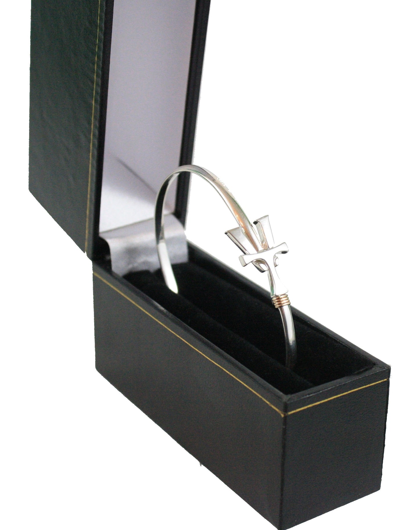 Vermont Hook Bracelet Silver - 3mm Band - 7.5 Inch