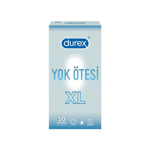 Durex XL Condoms - 10 Count Pack for Comfort & Protection - Safe Sex Products