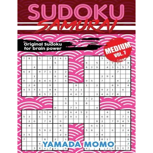 Sudoku Samurai Medium: Original Sudoku For Brain Power Vol. 7: Include 500 Puzzles Sudoku Samurai Medium Level - Paperback