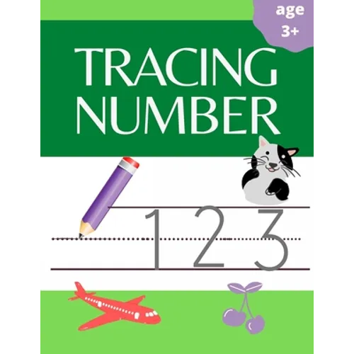 number tracing: number tracing book for preschoolers and kids, workbook for kids and preschoolers age 3-5, math activity book. - Paperback