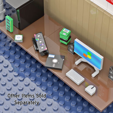 Floppy Disk 5.25 B Drive - Desktop Computer - Custom Printed - Made Using LEGO® Parts