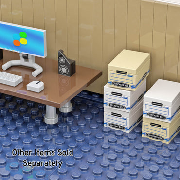 Office File Box (Tan)- Minifig Scale Custom Set - Made Using LEGO® Parts