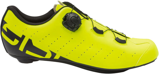 SIDI Fast 2 Road Shoes - Men's Yellow Fluo/Black 43