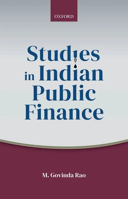 Studies in Indian Public Finance - Hardcover