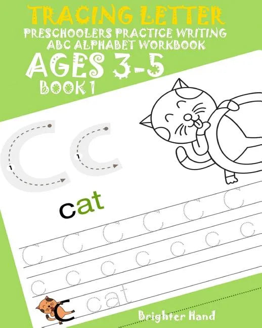 Tracing Letter Preschoolers Practice Writing ABC Alphabet Workbook*Kids Ages 3-5 - Paperback