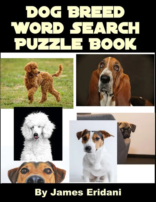 Dog Breed Word Search Puzzle Book - Paperback