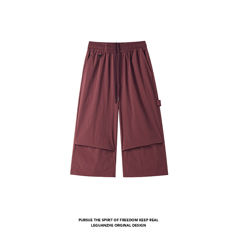 American-style Vintage Patchwork Work Pants