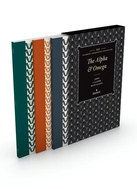NLT Filament Journaling Collection: The Alpha and Omega Set; John, 1--3 John, and Revelation (Boxed Set) - Paperback