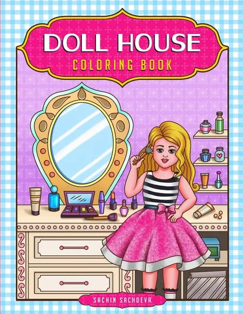 Doll House Coloring Book - Paperback
