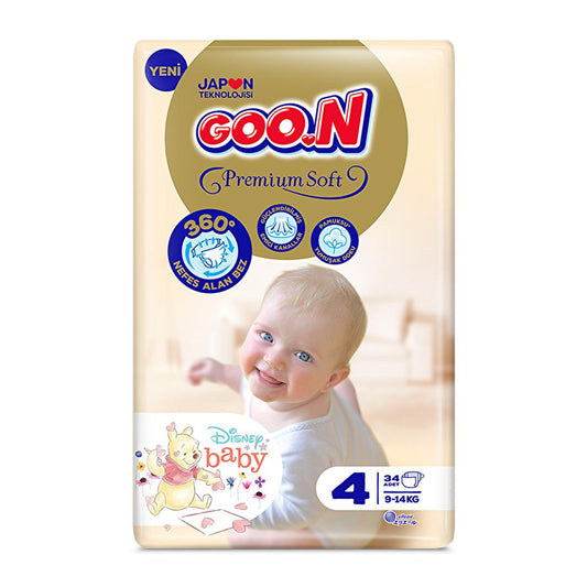 Goon Premium Soft Baby Diapers - Ultra-Soft, Breathable, and Comfortable Diapers for Newborns