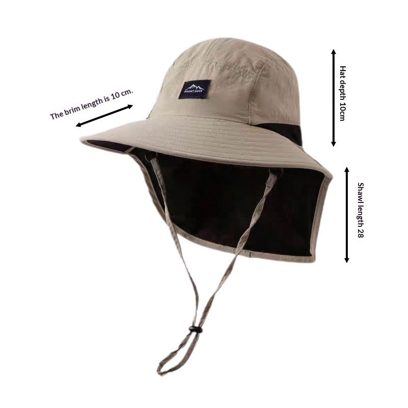 Fishing Cap Sun Protection Hat Unisex Summer Neck UV Protection