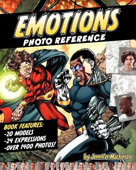 Emotions Photo Reference for Illustrators & Artists Volume 1 - Paperback