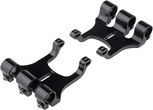 Benno Rail Clamp Set - Compatible With Carry-On Boost EVO 1-3 (16-19) Black