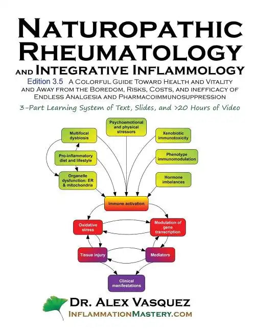 Naturopathic Rheumatology and Integrative Inflammology V3.5: A Colorful Guide Toward Health and Vitality and Away from the Boredom, Risks, Costs, and - Paperback