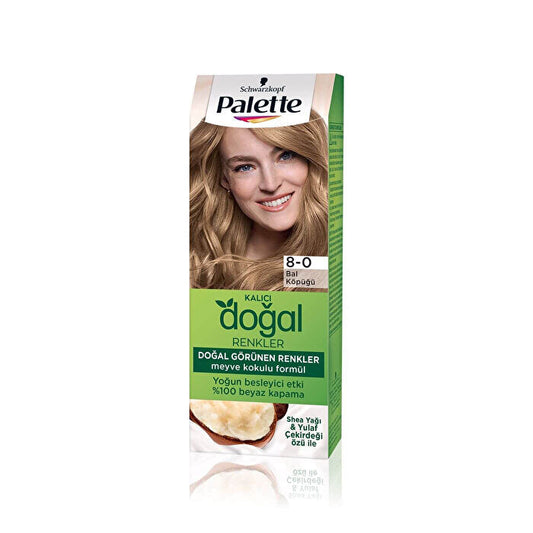 Permanent Hair Color 8-0 Honey Blonde - Natural Results | Palette