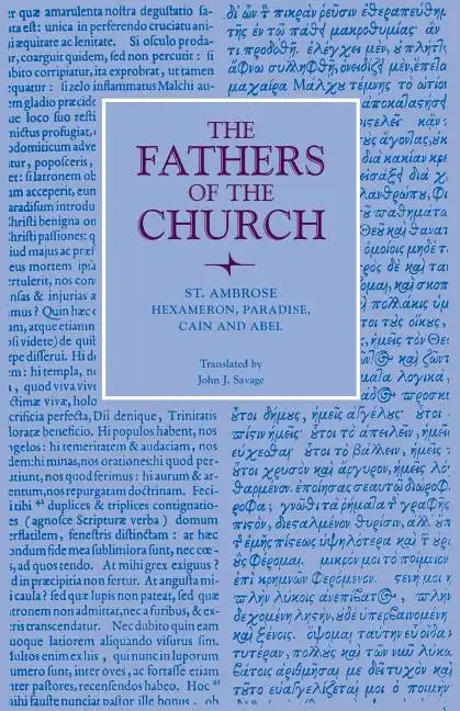Hexameron, Paradise, Cain and Abel - Paperback
