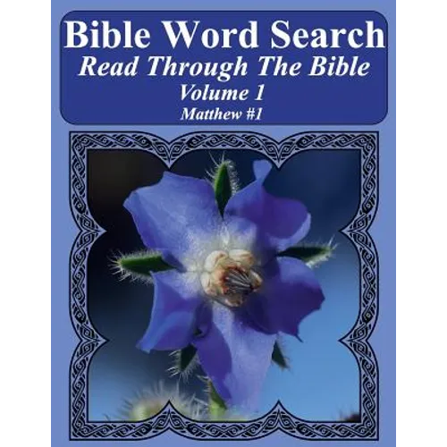 Bible Word Search Read Through The Bible Volume 1: Matthew #1 Extra Large Print - Paperback