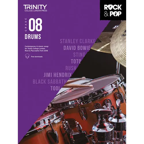 Trinity Rock & Pop 2018 Drums: Grade 8 - Paperback