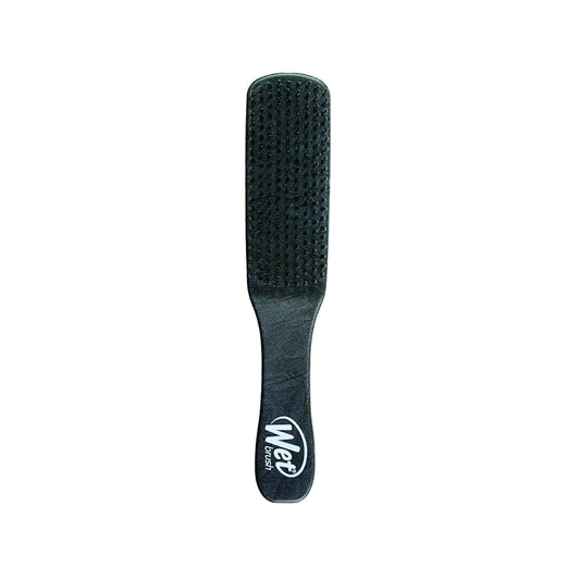 Wet Brush Mens Detangler Leather Black Hair Brush for Men - Gentle Detangling, Premium Leather Design