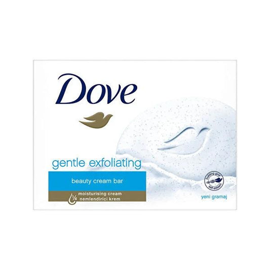 Dove Gentle Exfoliating Cream Bar: Moisturizing Soap for Smooth Skin, Sulfate-Free & Dermatologist Recommended - Cleanses Pores, 90g