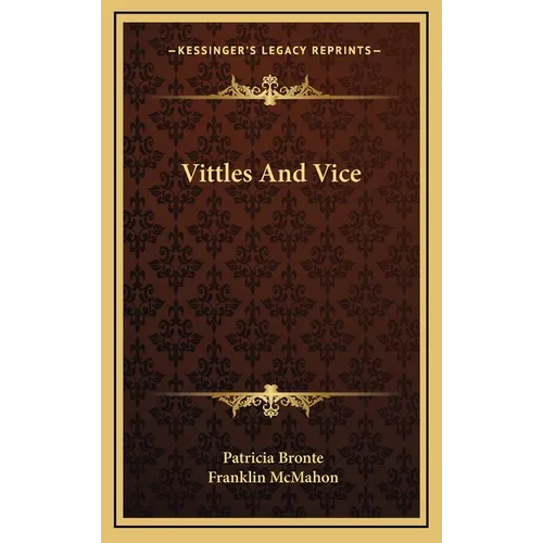 Vittles And Vice - Hardcover