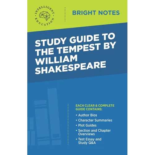 Study Guide to The Tempest by William Shakespeare - Paperback