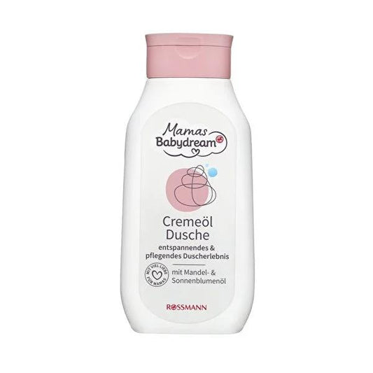 Babydream: Creamy Shower Gel for Moms with Almond Oil - Gentle, Dye-Free, and Moisturizing for Sensitive Skin (6.76 fl oz)