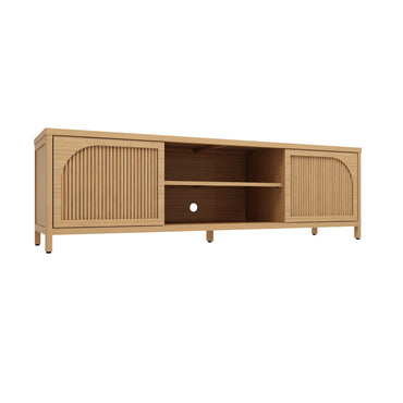 Sustainable Bamboo TV Media Console (Natural Finish)