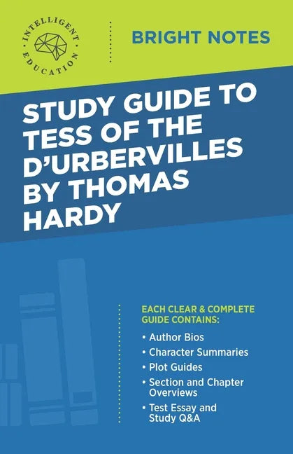 Study Guide to Tess of d'Urbervilles by Thomas Hardy - Paperback
