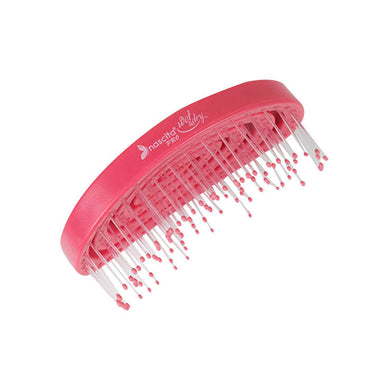 3D Portable Hair Brush - Pink Color | Ergonomic Design