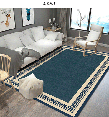 Crystal Velvet Bedroom Floor Mat