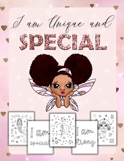 I Am Unique and Special: Positive Affirmations for Brown Girls/Coloring Book African American Children/Self-Esteem and Confidence - Paperback