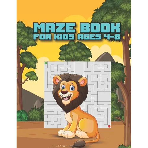 Maze Book For Kids Ages 4-8 - Paperback