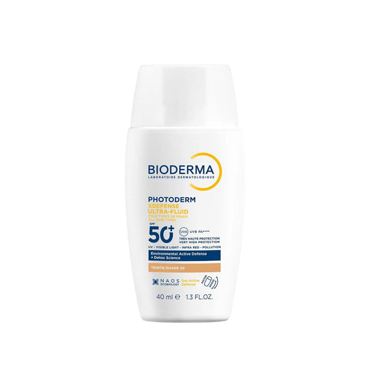 Bioderma Photoderm XDefense SPF50+ Golden Tint Ultrafluid Sunscreen: High UVA/UVB Protection, Even Skin Tone, Lightweight Formula