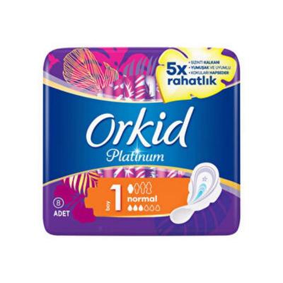 Orkid Platinum Ultra Normal Hygienic Pads - 8 Count, Soft & Reliable Menstrual Protection for Women