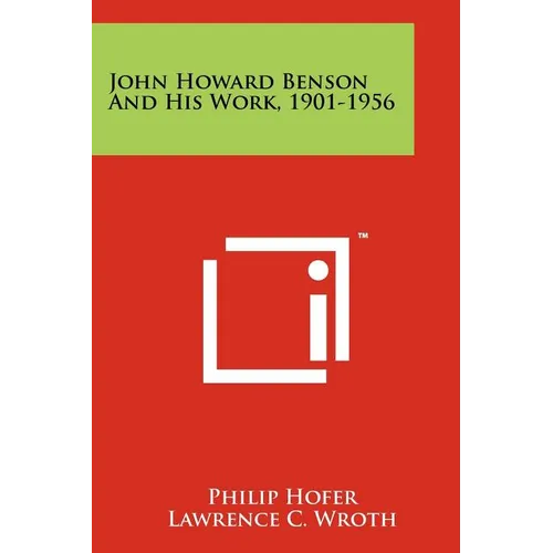 John Howard Benson And His Work, 1901-1956 - Paperback