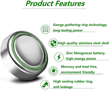 10 PCS LR1130 AG10 389 Alkaline Battery 1.5V Button Cell for Watch Calculator US