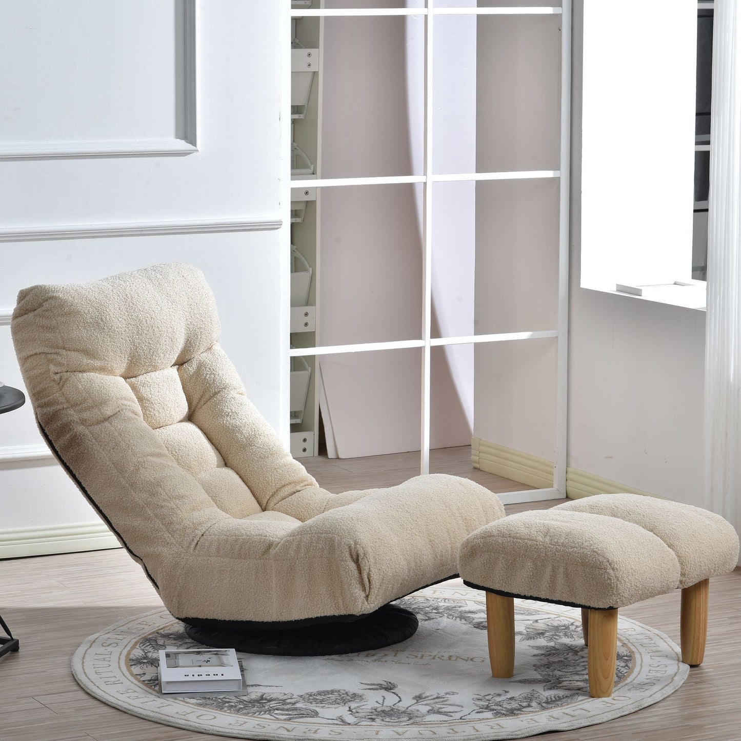 Adjustable Tatami Floor Chair with 3D Ergonomic Support