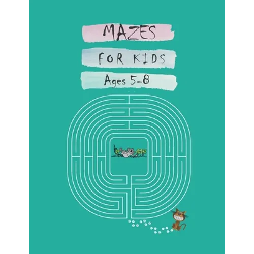 Mazes For Kids Ages 5-8: My Book Of Mazes Around The World, Maze Puzzle Books For Kids, Easy Mazes For Kids Ages 5-8, 1st Grade Maze Book - Paperback