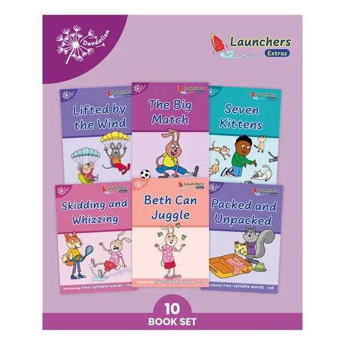 Phonic Books Dandelion Launchers Extras Stages 16-20: Simple Two-Syllable Words and Suffixes - Paperback