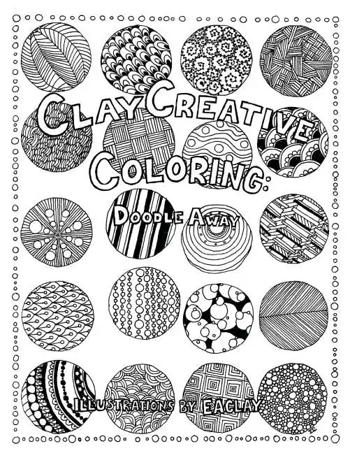 Clay Creative Coloring: Doodle Away - Paperback