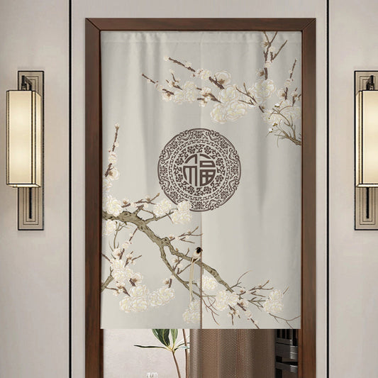 Chinese Cloth Door Screen