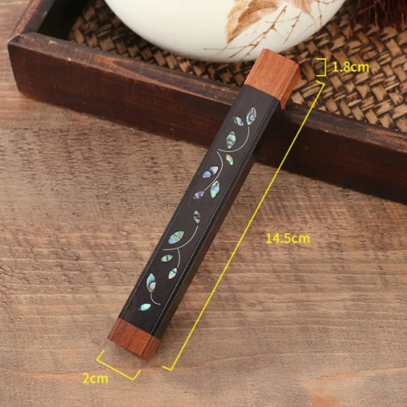 Creative Wooden Square Incense Box with Incense Plug Aromatherapy Tools