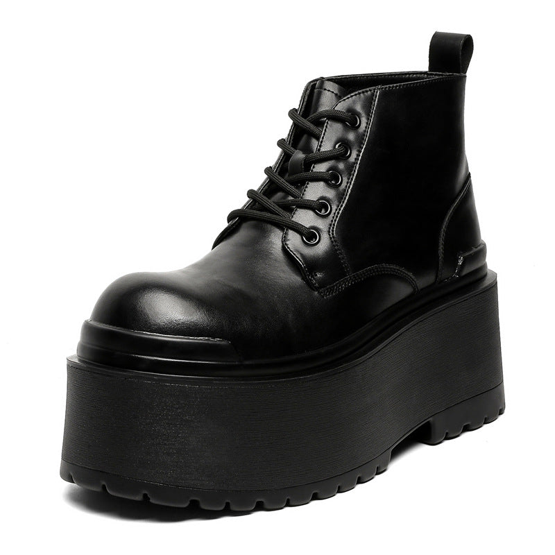 British-style Vintage Chunky-soled Shoes For Men