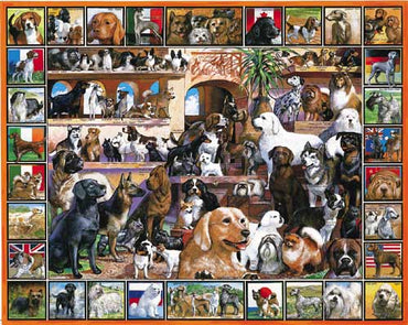 World Of Dogs - 1000 Piece Jigsaw Puzzle