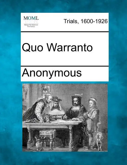 Quo Warranto - Paperback